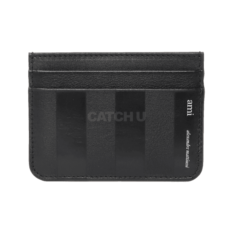 아미 가죽 미디 카드 홀더 (USL007 AL0090 001) [직매입정품]