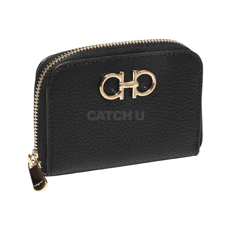 페라가모 220406 758664 간치니 카드 지갑 (220406 758664) [직매입정품]