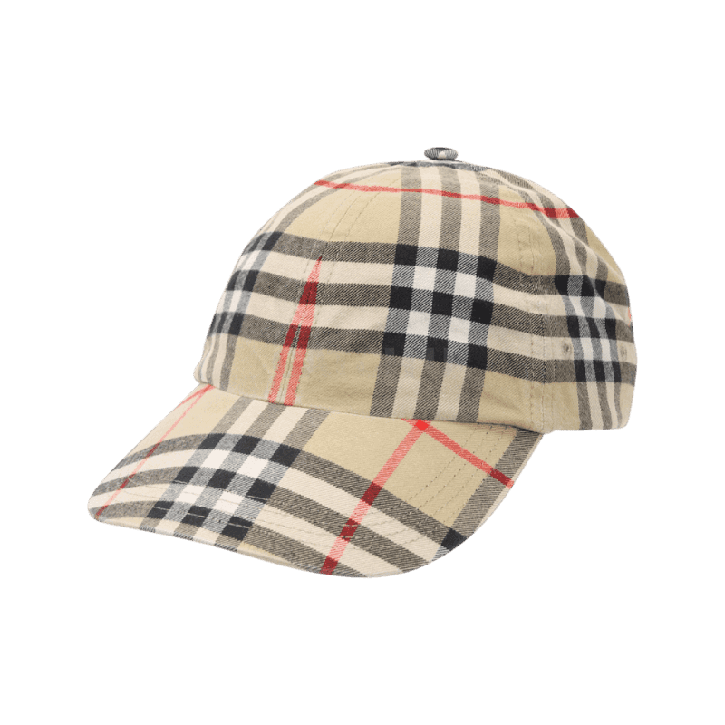 버버리 Checkered cotton baseball cap (8075641)(체크 코튼 야구 모자) [직매입정품]