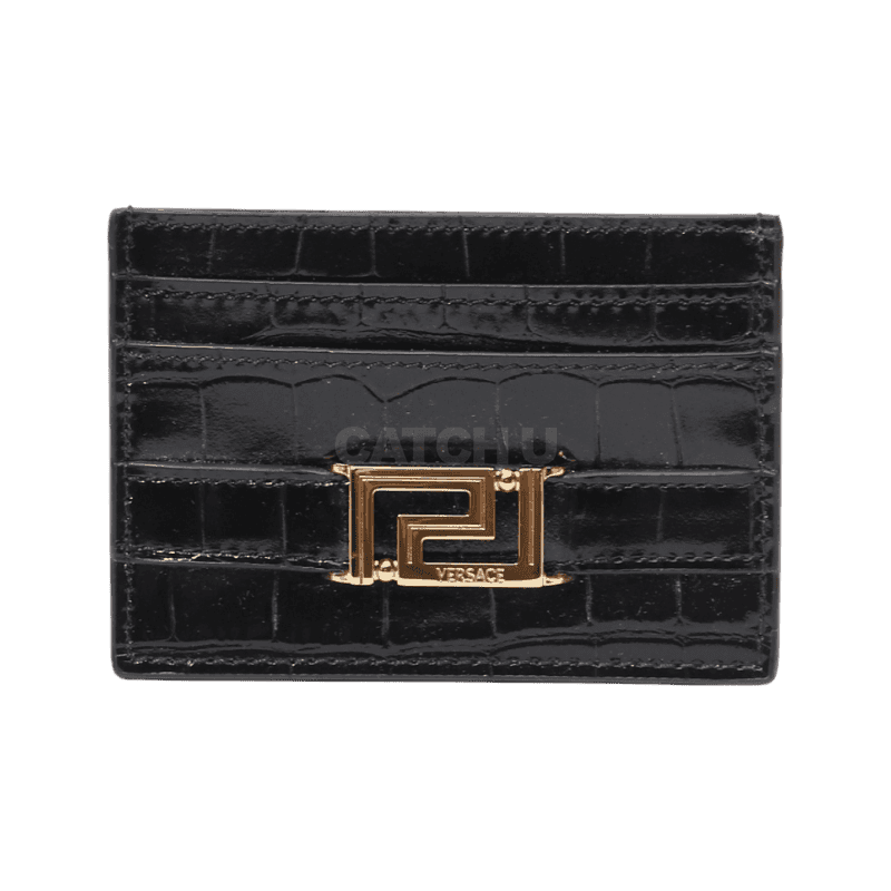 베르사체 (1007218 1A10081 1B00V)(크러커 이펙트 그레카 가디스 카드홀더) [직매입정품]