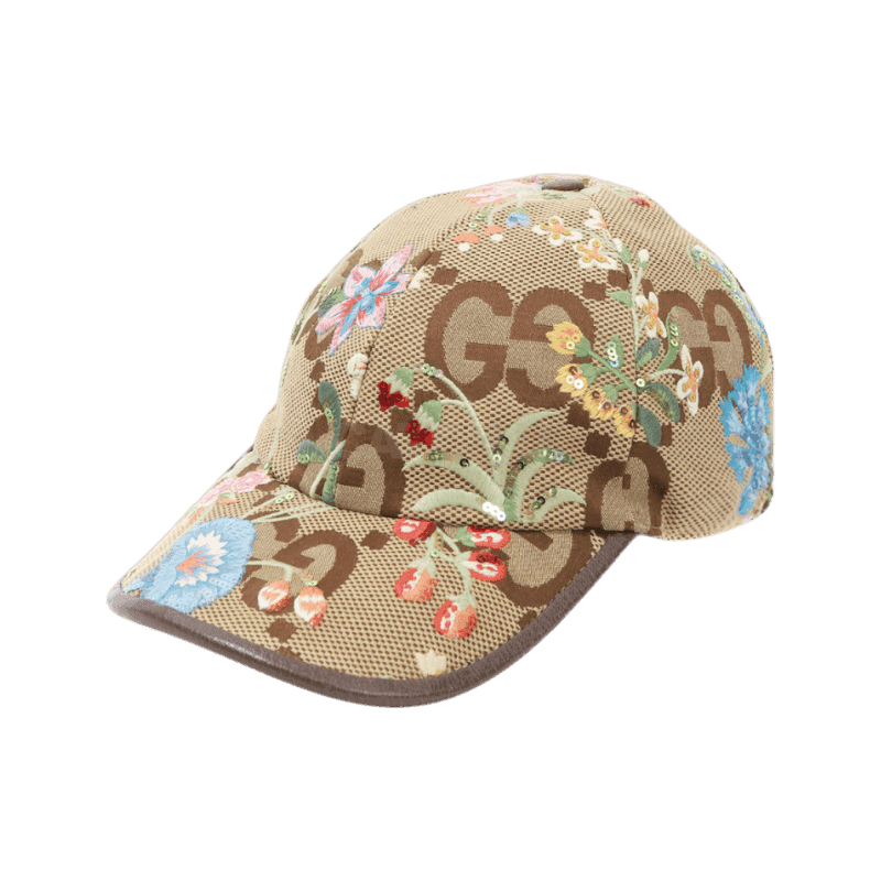 구찌 플라워 자수 캡 (701845 3HAJM 2584) [직매입정품]