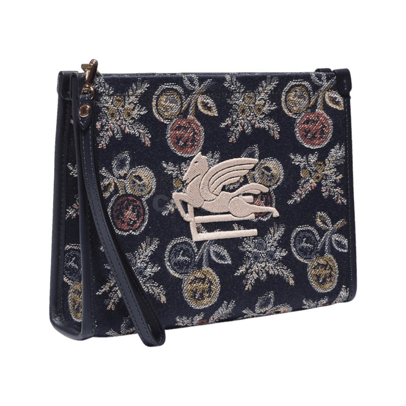 에트로 (1H784 7578 0201)(애플 자카드 파우치 중형) [직매입정품]