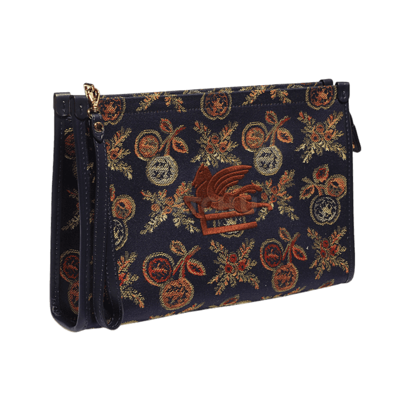 에트로 (1H783 7579 0202)(멀티컬러 애플 자카드 파우치 대형) [직매입정품]