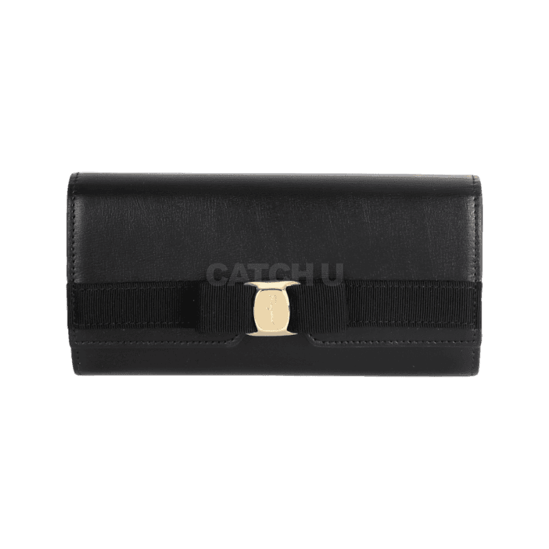 페라가모 바라 보우 장지갑 (22E008 734541) [직매입정품]