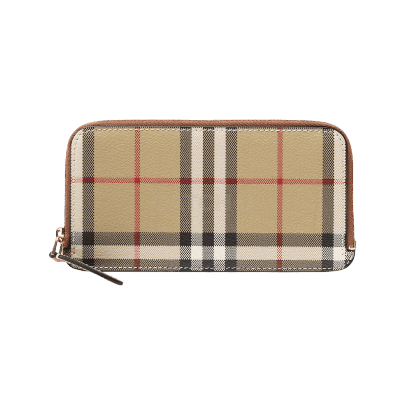 버버리 Large Check Zipper Card Case (8109805)(라지 체크 지퍼 카드 케이스) [직매입정품]