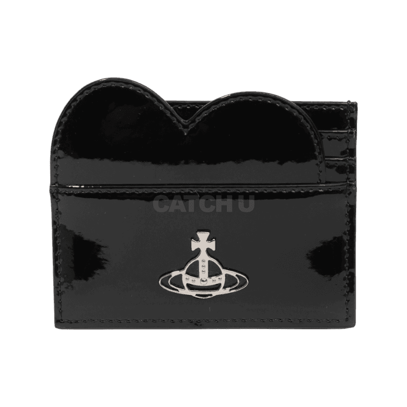 비비안웨스트우드 HEART CARD HOLDER (5403000AW L00AU N403)(샤이니 페이턴트 하트 카드지갑) [직매입정품]