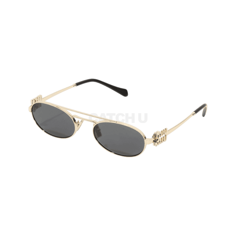 미우미우 오벌 프레임 선글라스 (0MU54ZS ZVN08Z) [직매입정품]