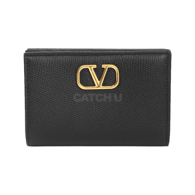 발렌티노 V 로고 시그니처 플랩 지갑 (6W0P0Z79 SNP 0NO / 6W2P0Z79 SNP 0NO) [직매입정품]