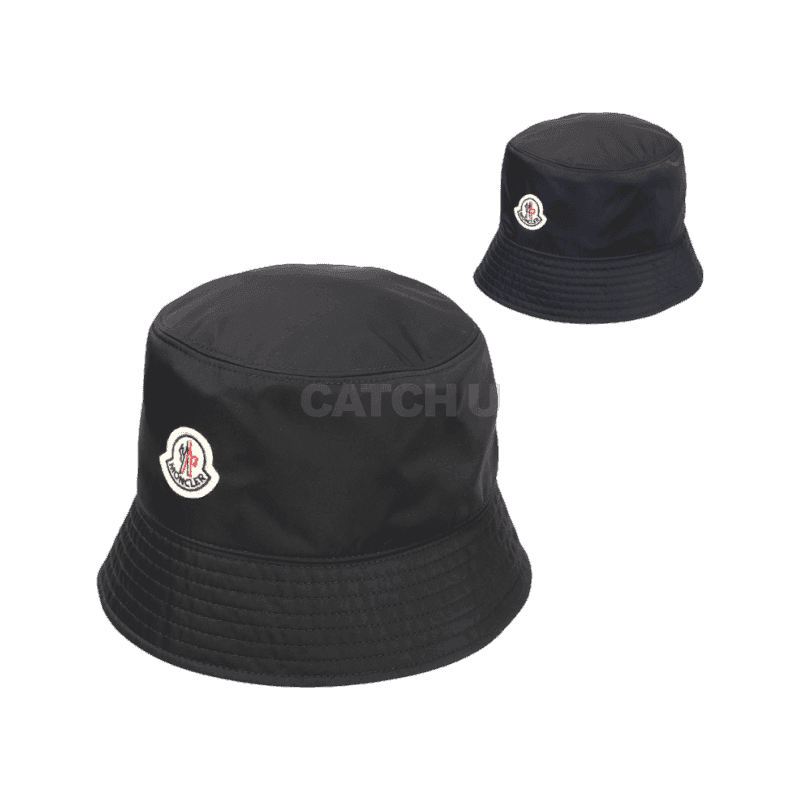 몽클레르 로고 패치 버킷 햇 (3B00038 5988K P97) [직매입정품]