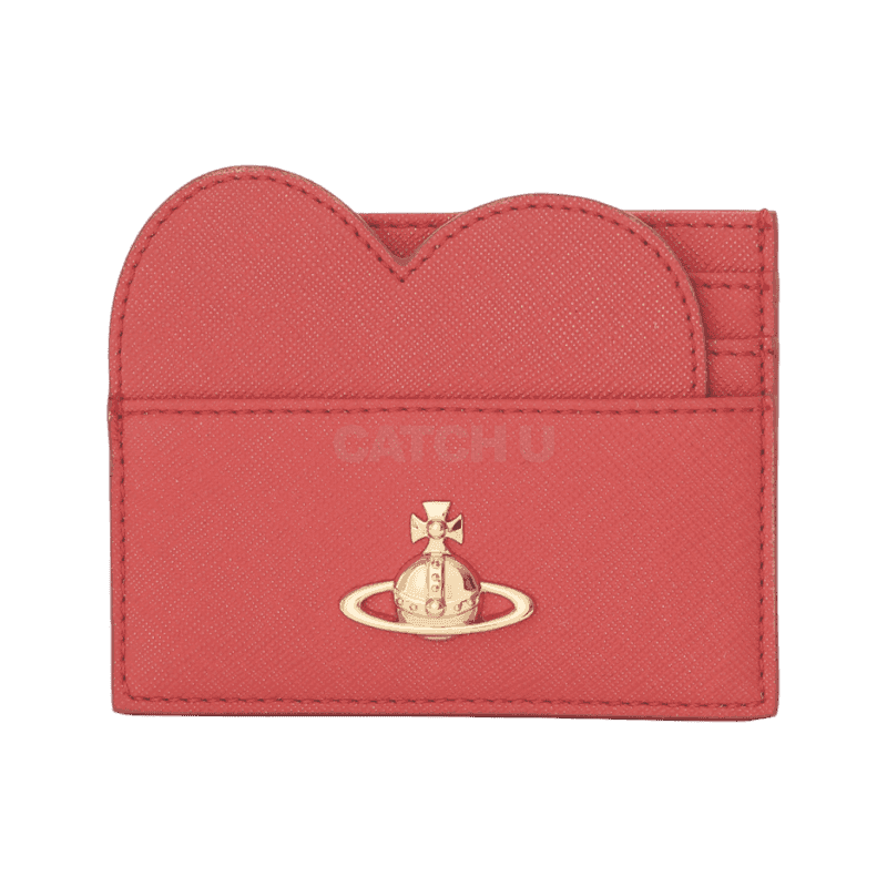 비비안웨스트우드 HEART CARD HOLDER (54030008W S0021 F402)(사피아노 플레인 하트 카드 홀더) [직매입정품]