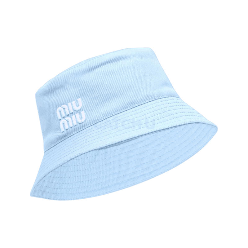 미우미우 드릴 버킷 햇 (5HC196 2DXI F0D9K) [직매입정품]