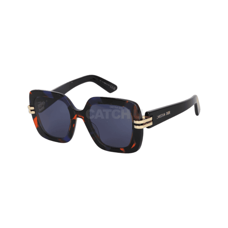디올 블랙 오렌지 블루 스퀘어 선글라스 (CDIRS2IXR 28B0) [직매입정품]