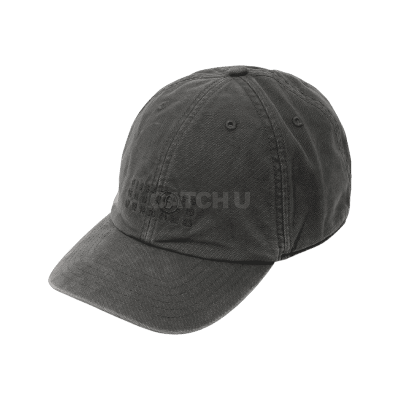 MM6 넘버링 워시드 캔버스 볼캡 (SH0TC0005 M35346 860) [직매입정품]