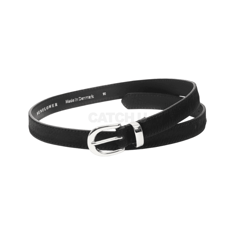 선플라워 BLACK PONY 2.5CM BELT BLACK (8030)(블랙 포니 2.5CM 벨트) 33~37 , 37~41 [직매입정품]