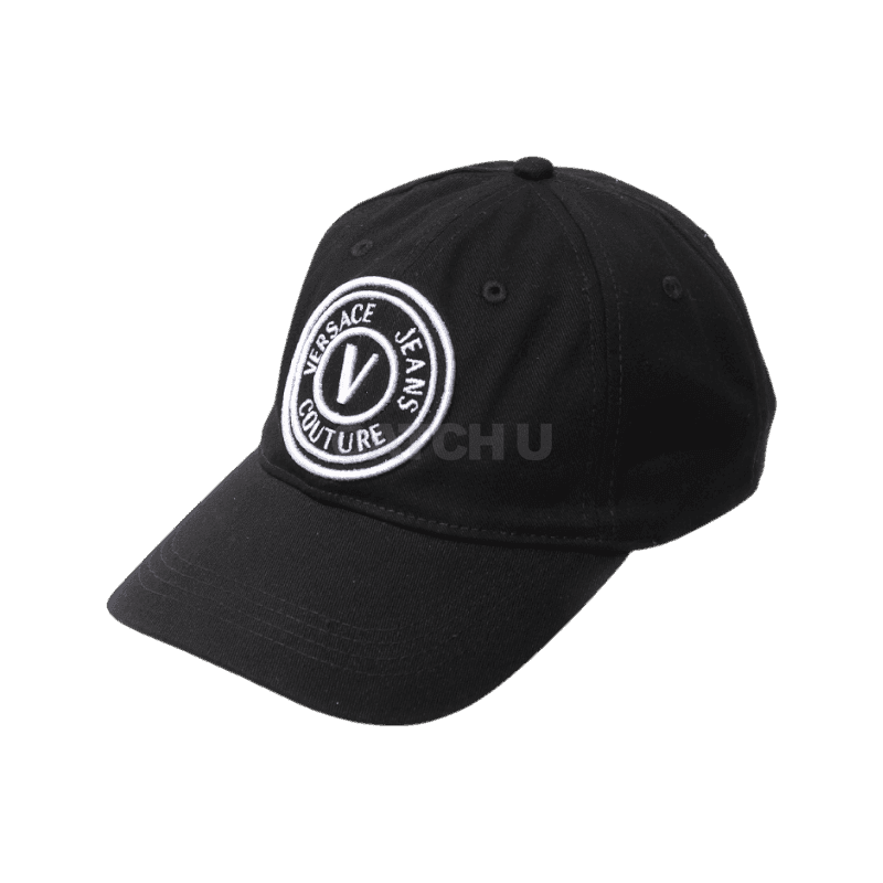 베르사체 Embroidery V-Emblem Logo Baseball Cap (78GAZK26ZG366 L01)(자수 V-엠블럼 베이스볼 캡) [직매입정품]