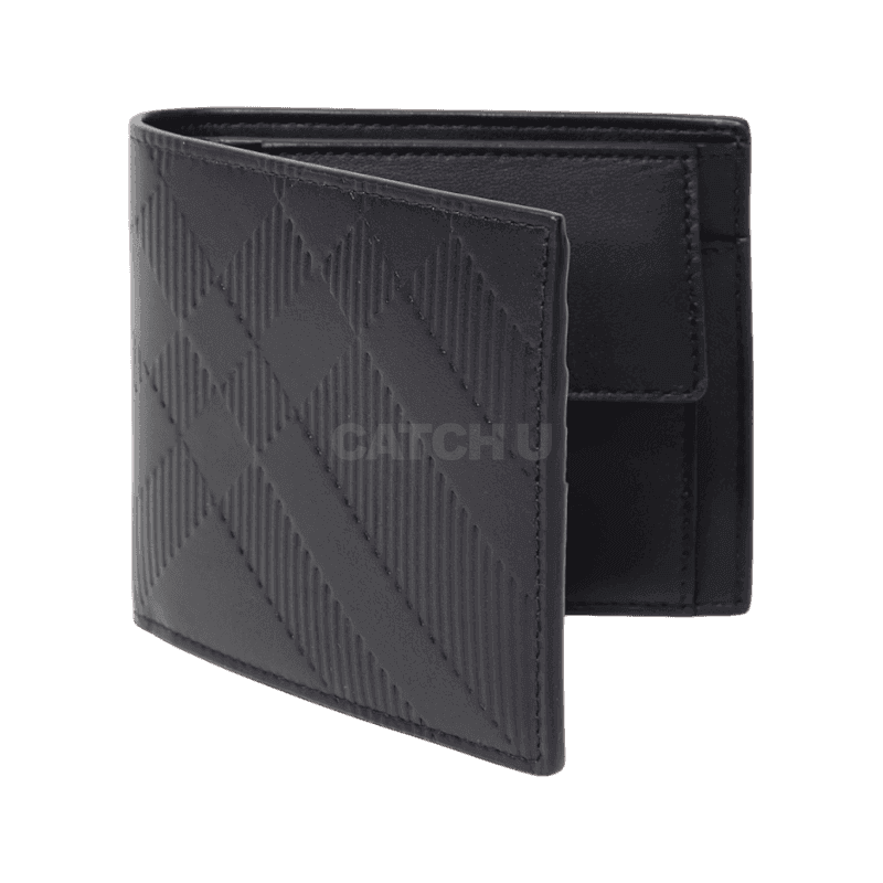 버버리 Embossed Check Bifold Wallet (8103992)(엠보싱 체크 바이폴드 지갑) [직매입정품]