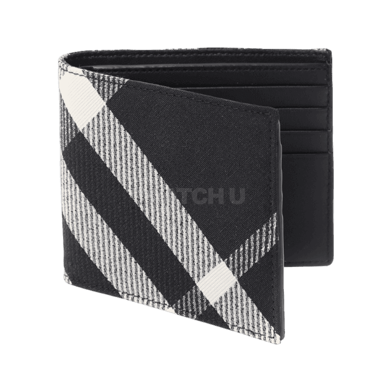 버버리 Check Bifold Wallet (8089520)(엠보싱 체크 바이폴드 지갑) [직매입정품]