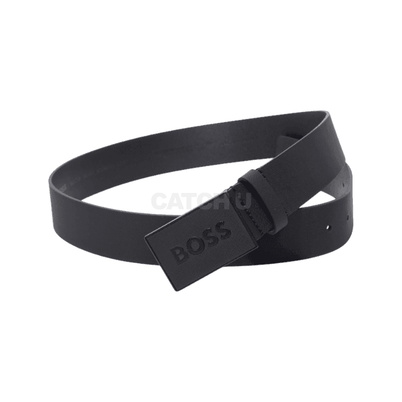 휴고보스 (50471333-001)(이탈리안 가죽 플라크 버클 벨트) 31~35 , 33~37 [직매입정품]