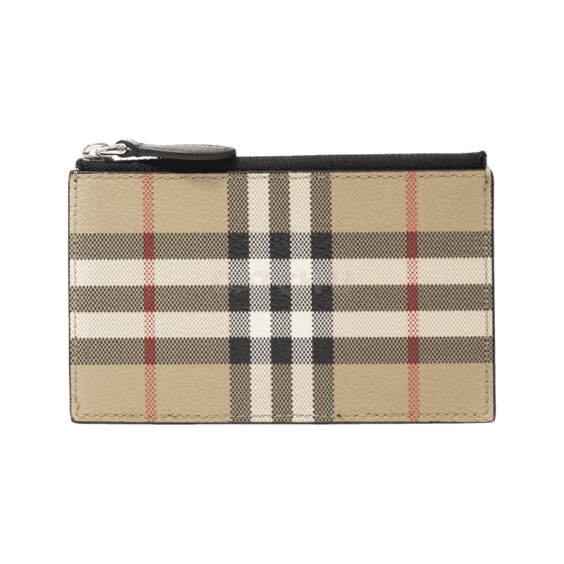 버버리 Vintage Checked Card Case (8084166)(빈티지 체크 지퍼 카드지갑) [직매입정품]