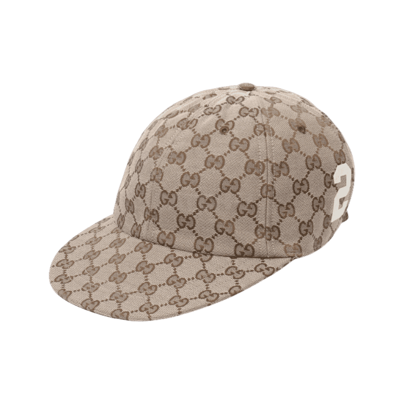 구찌 GG 코튼 캔버스 야구 모자 (751400 4HA0L 9777) [직매입정품]