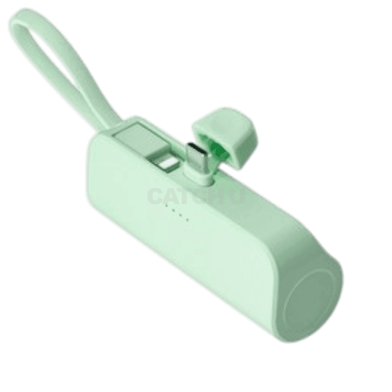 피에스글로벌 5000mAh 도킹형 보조 배터리 C타입, MOPB-R5-CHL, 민트