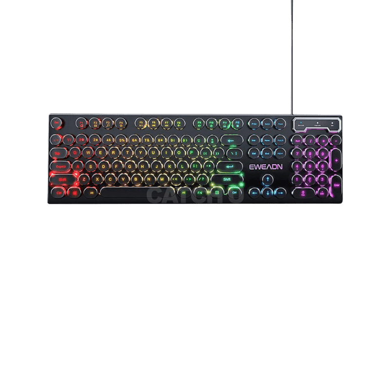 Eweadn 기계식 유선 게이밍 키보드 블랙, GX30Z, 일반형