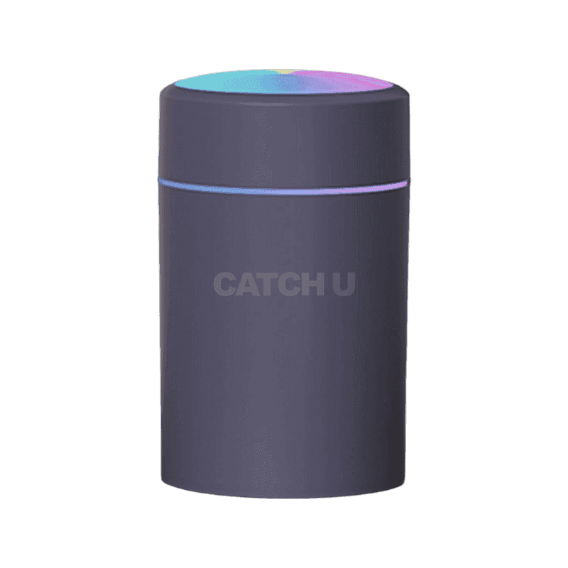 플러스토리 LED 미니 가습기 USB 초음파식 1개, 그레이