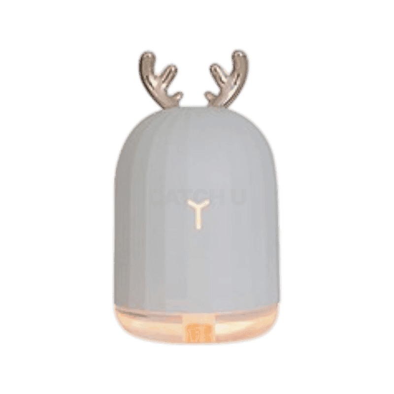 위시비 미니 USB 가습기 화이트 디어, WS-DRH001