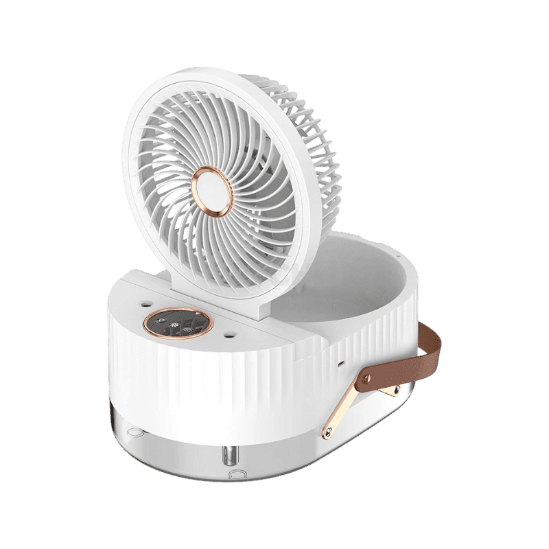 가습 선풍기 USB탁상휴대용선풍기 탁상용미니선풍기, 흰색