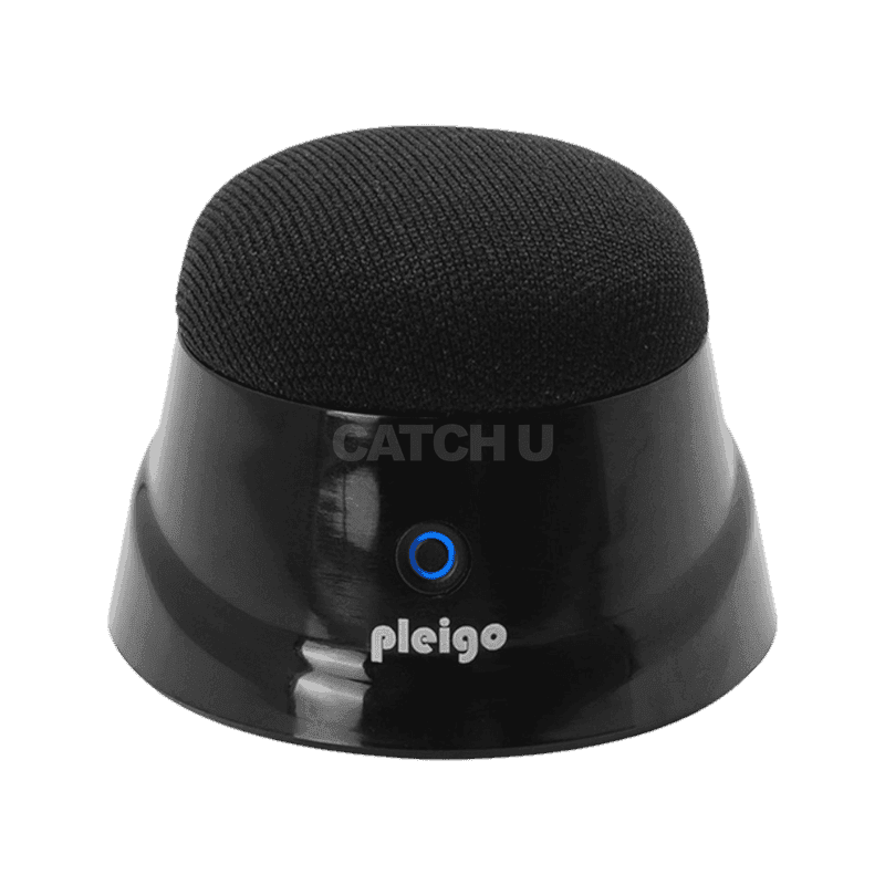 PLEIGO 맥세이프 미니 휴대용 블루투스 TWS 스피커 MS10, 블랙