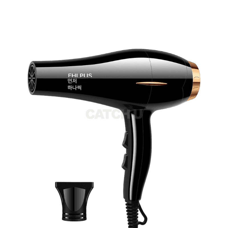 kb 가정용 고출력 음이온 드라이기, black