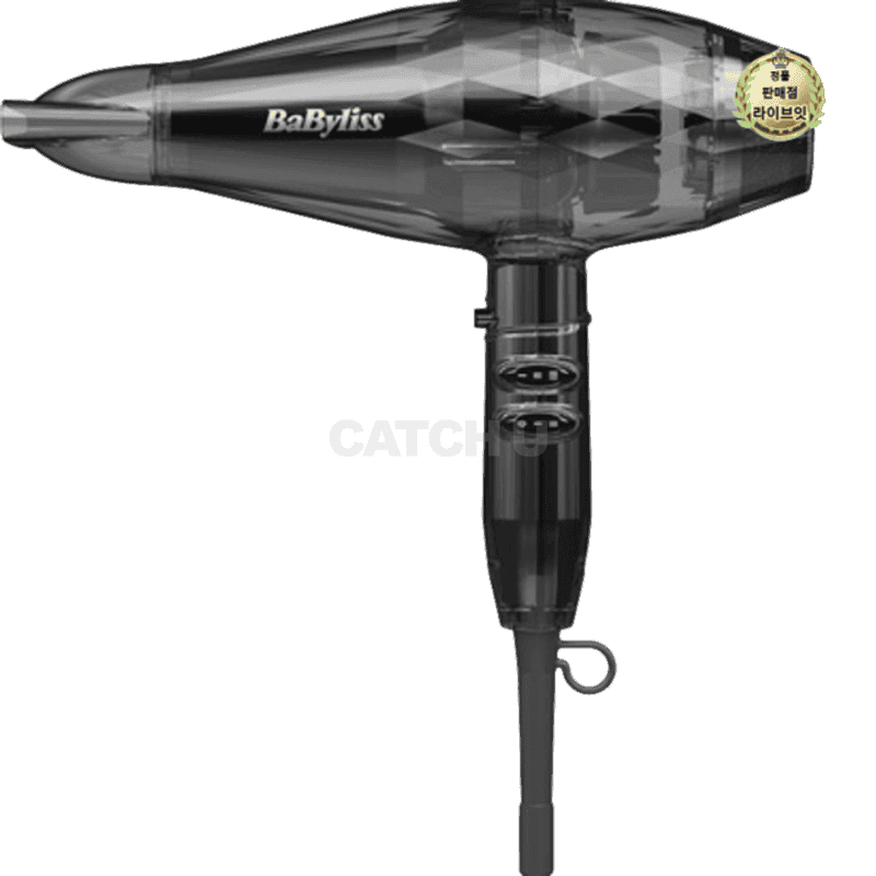 바비리스 시스루 드라이어 D1990BK 1800W, 블랙