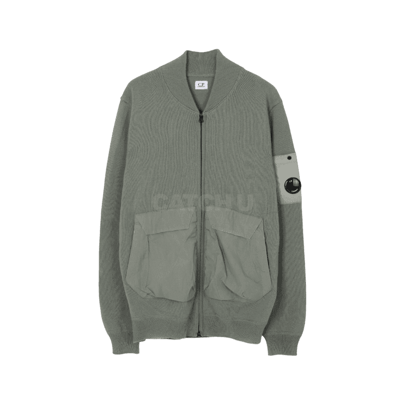 CP컴퍼니 (16CMKN046A 005367M 627)(코튼 믹스드 봄버 니트) 100 , 110 [직매입 정품]