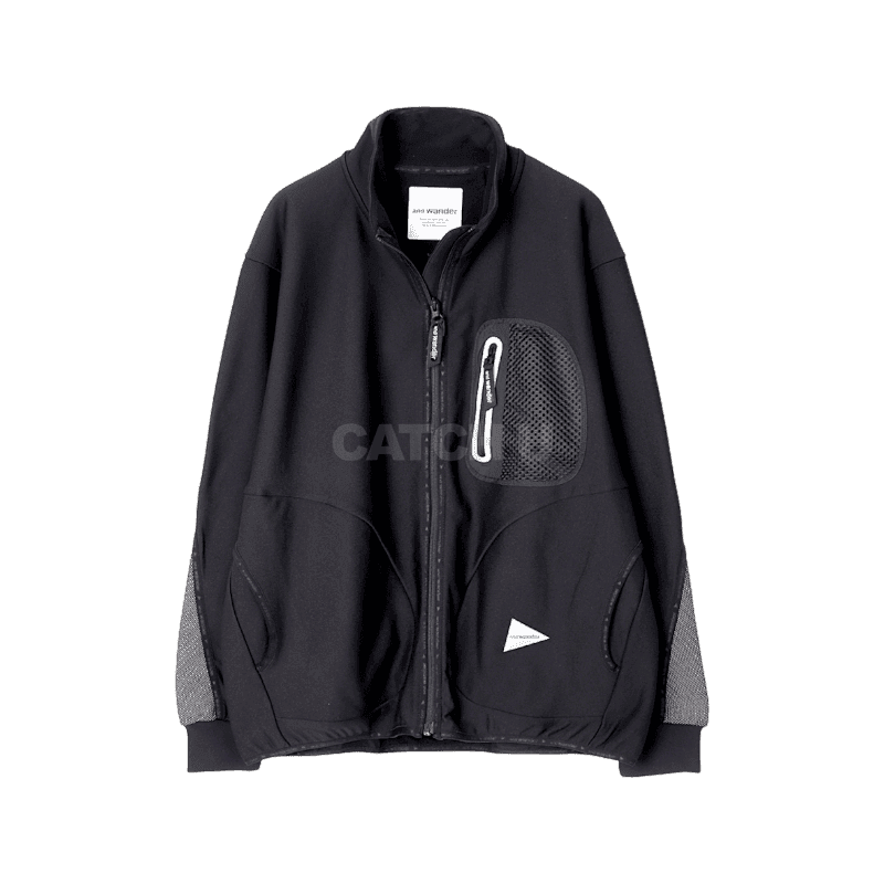 앤드원더 Light Fleece Jacket - Black (5743281057-010)(라이트 플리스 자켓) 90 [직매입 정품]