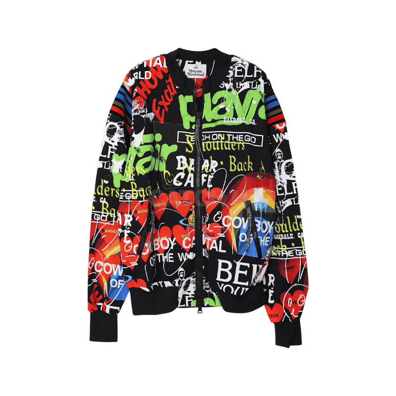 비비안웨스트우드 (2I010009 J005B O301)(프레이티드 트랙슈트 자켓) 95 [직매입 정품]