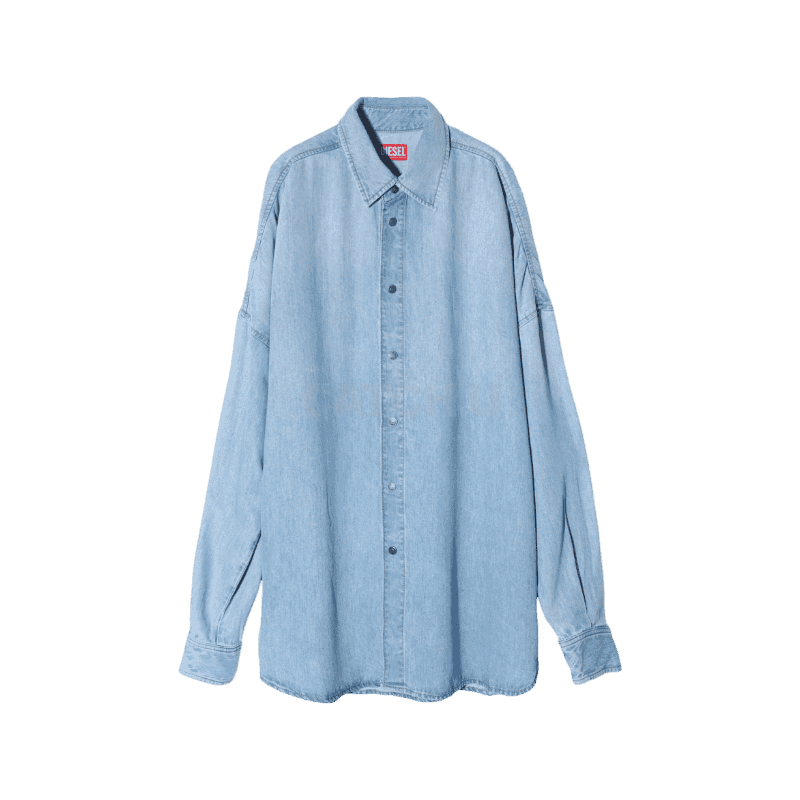 디젤 D-Kama Camicia 데님 셔츠(A11383 0TGAQ 01) 90 [직매입 정품]