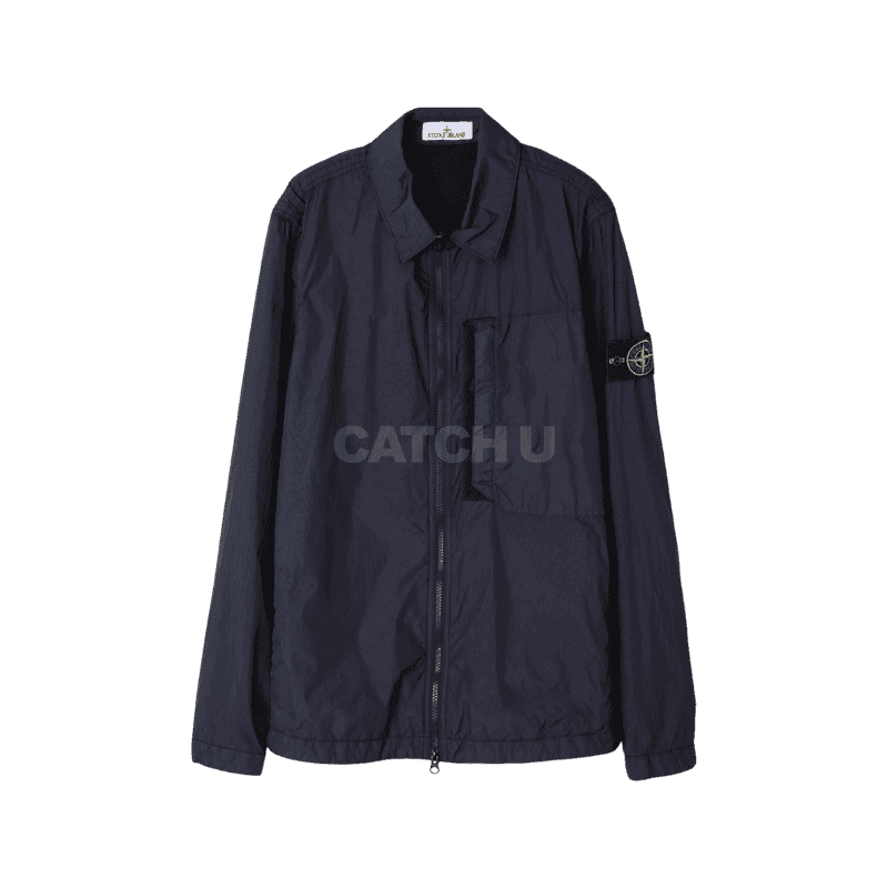 스톤아일랜드 (791510723 V0020)(크링클 랩스 리사이클드 나일론 오버셔츠_레귤러핏) 90 [직매입 정품]