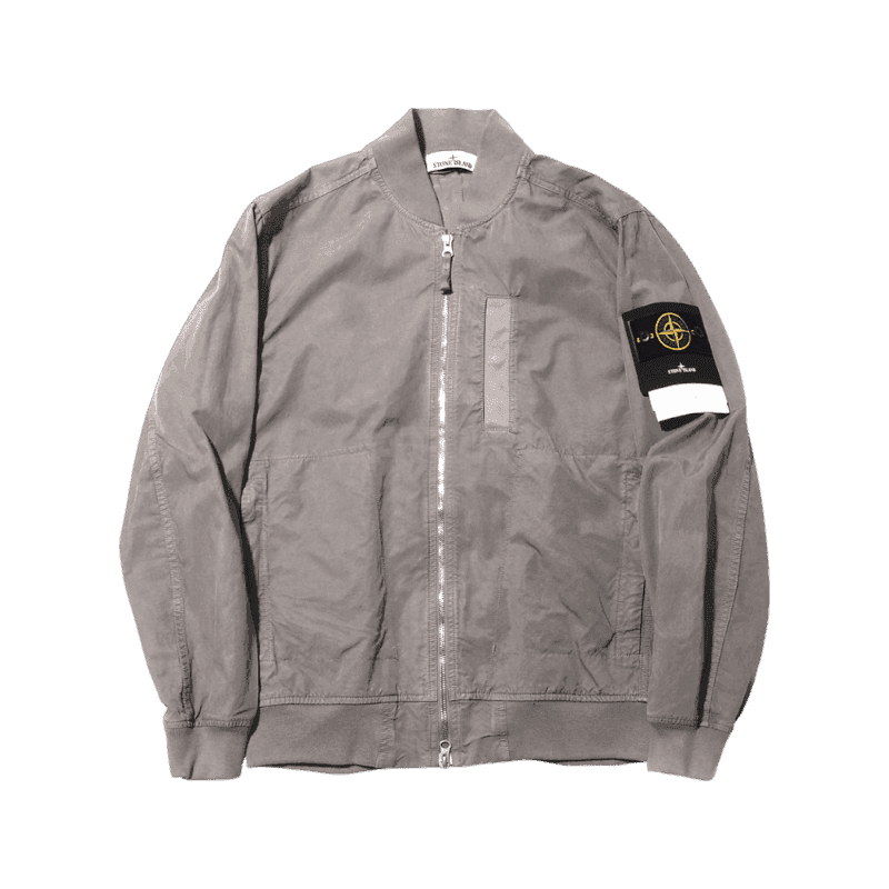 스톤아일랜드 (781542629 V0092)(큐프로 코튼 배지 봄버 자켓) 90 [직매입 정품]