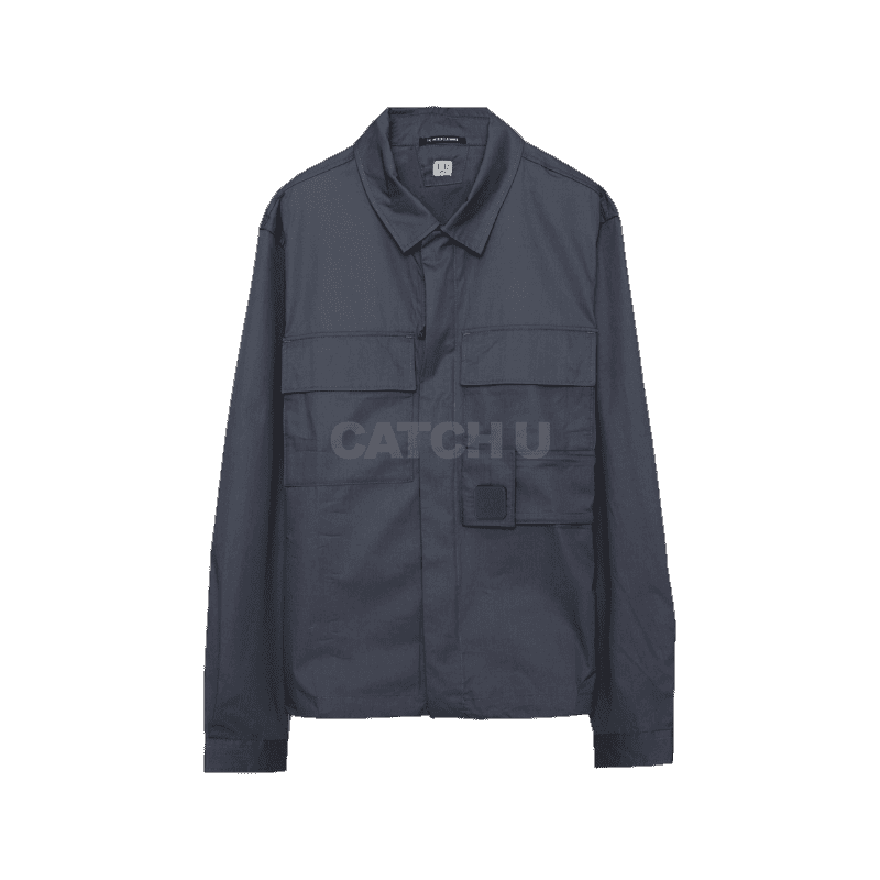 CP컴퍼니 (14CMSH072A 006472A 884)(개버딘 메트로폴리스 로고 배지 셔츠) 95 [직매입 정품]