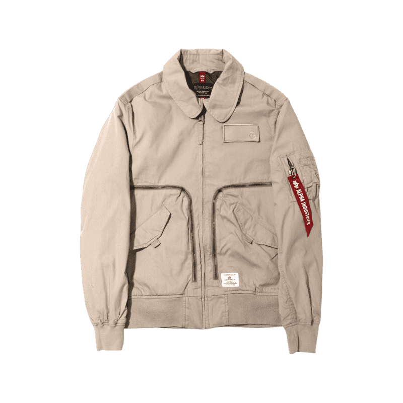 알파인더스트리 (MJC53000C1 VINTAGE KHAKI )(CWU 36 플라이트 봄버 자켓) 100 [직매입 정품]