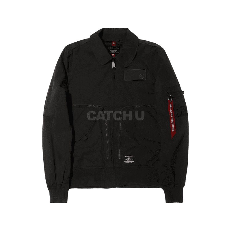 알파인더스트리 (MJC53000C1 BLACK)(CWU 36 플라이트 봄버 자켓) 100 [직매입 정품]