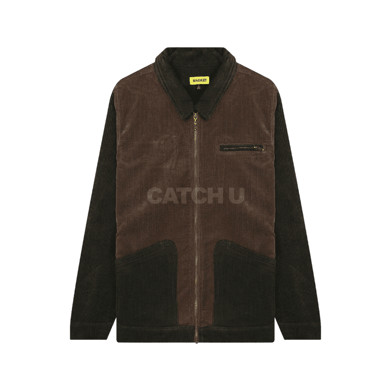 MARKET 컬러 블럭 코듀로이 자켓 (389000076 BROGRE) 105 [직매입 정품]