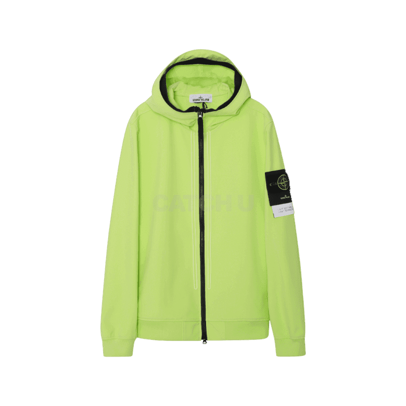 스톤아일랜드 LIGHT SOFT SHELL-R_E.DYE® TECHNOLOGY 후드 자켓 (761540427 V0031) 90 [직매입 정품]