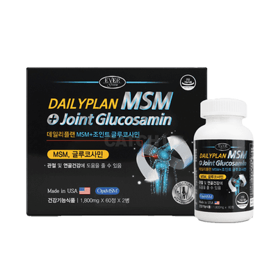 에버그린 데일리플랜MSM+조인트글루코사민1,800mg x 120정