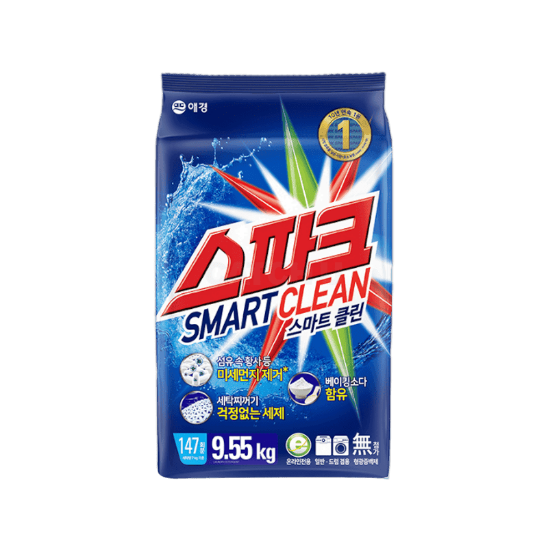 애경산업 스파크 찬물에 잘녹는 세탁세제 리필 9.5kg 2개