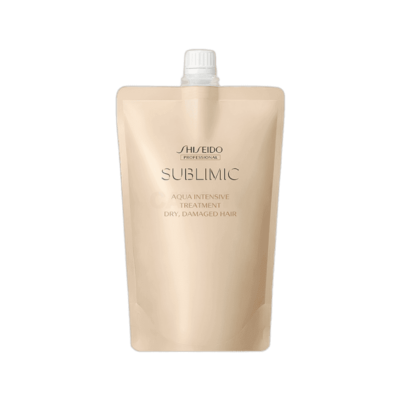 시세이도 서브리믹 아쿠아 인텐시브 손상 모발용 트리트먼트 DRY 우디머스크향(리필) 450ml, 1개