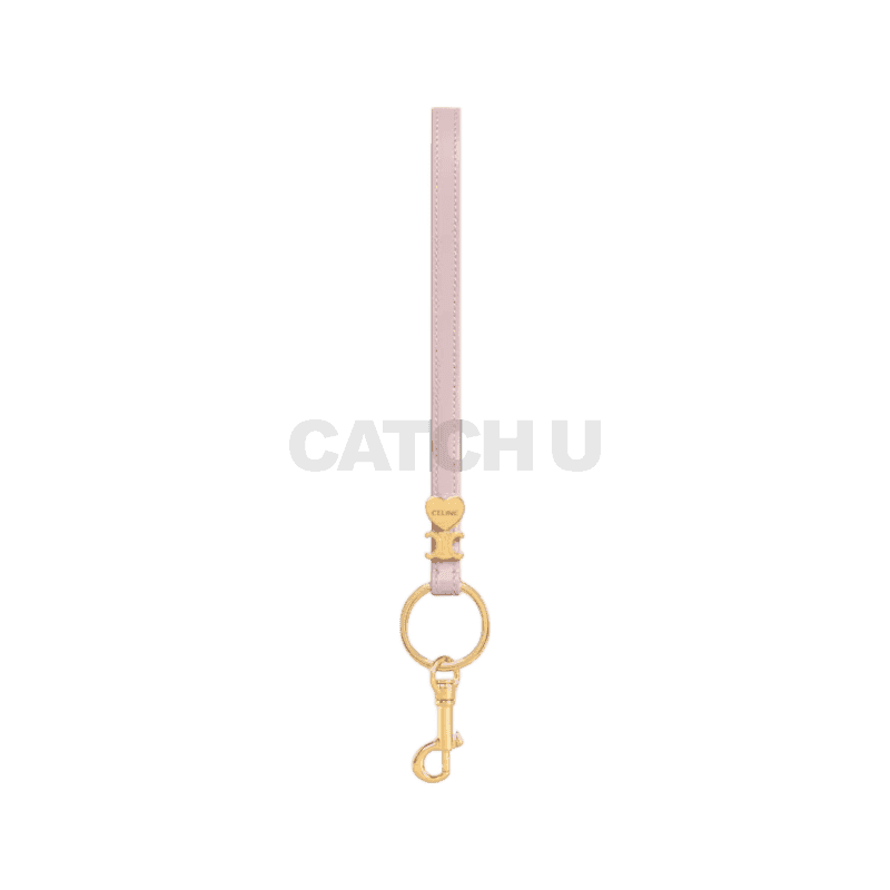 셀린느 트리옹프 참 - 부드러운 카프스킨 블리치드 핑크 49J543DSD25BD