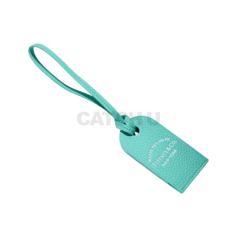 티파니앤코 리턴 투 티파니™ 러기지 태그, 블루 레더 74341519