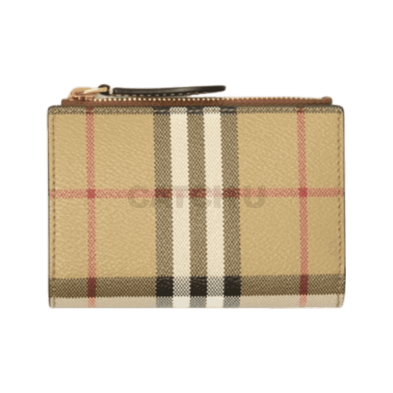 버버리 스몰 체크 바이폴드 지갑 81098071