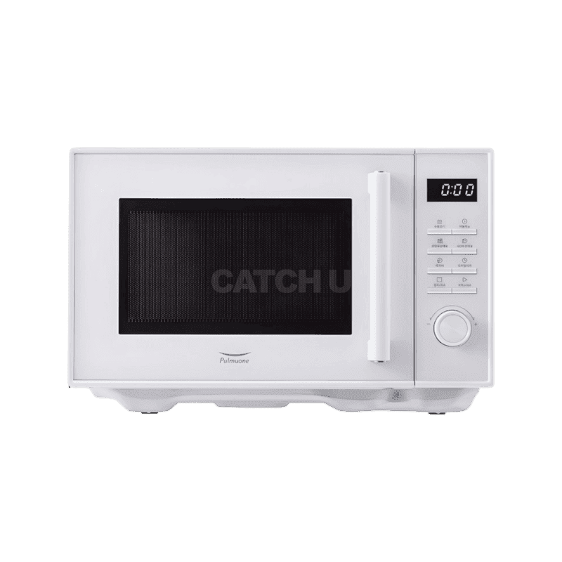 풀무원건강생활 무회전 스팀 플랫 전자레인지 버튼식 23L + 스팀볼, MS23C1FW